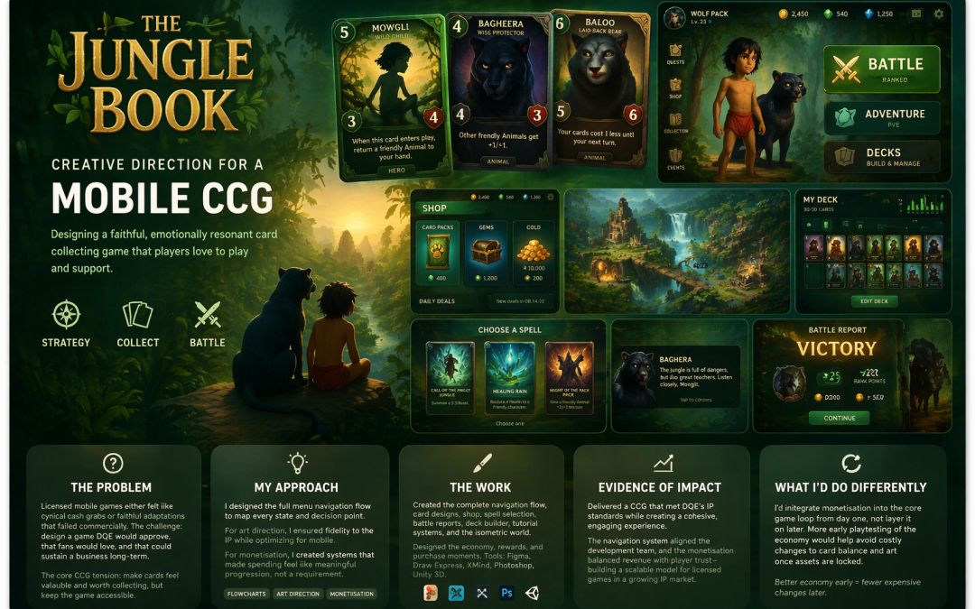 The Jungle Book: Creative Direction for a Mobile CCG